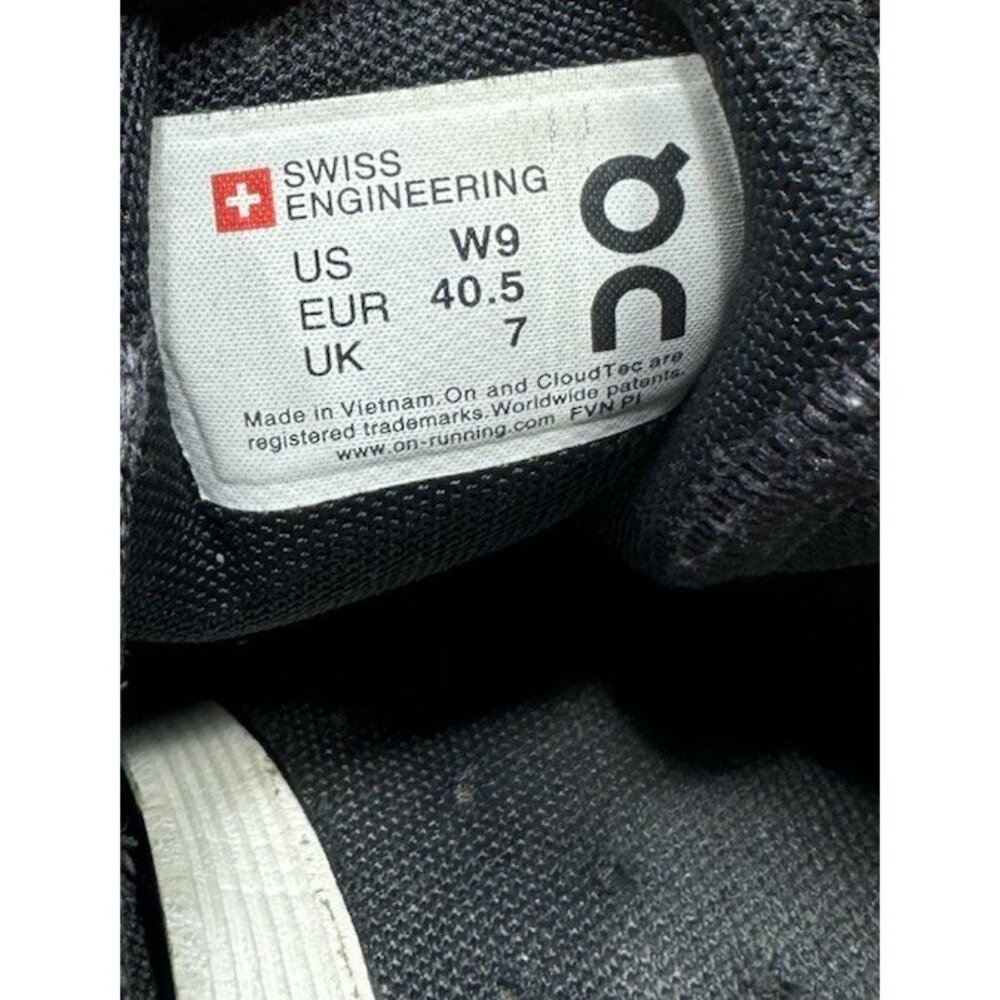On Running Black Athletic Shoes - Picture 7 of 8
